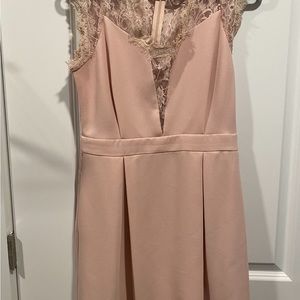 BCBGeneration rose colored dress